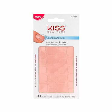 Aba Autoadesiva Para Unhas Artísticas Adesivos Rosa Kiss
