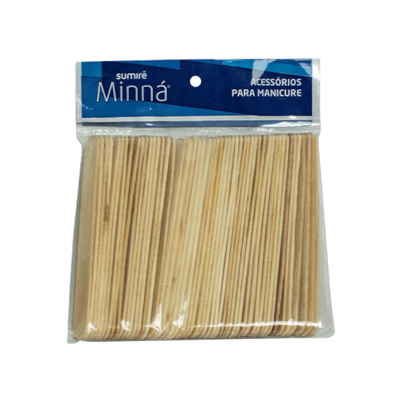 Abaixador De Língua Aplicador De Máscara Para Aplicação De Cremes E Géis 50 Unidades Minná