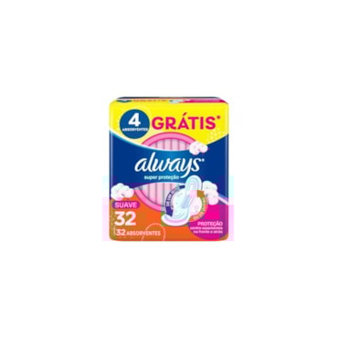 Absorvente Externo Super Proteção Suave Com Abas Fluxo Moderado Always