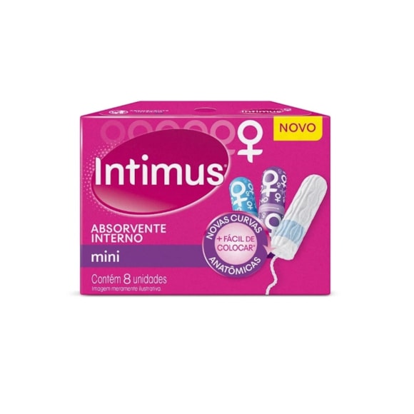 Absorvente Interno Leve Cobertura Dermoseda Mini Intimus