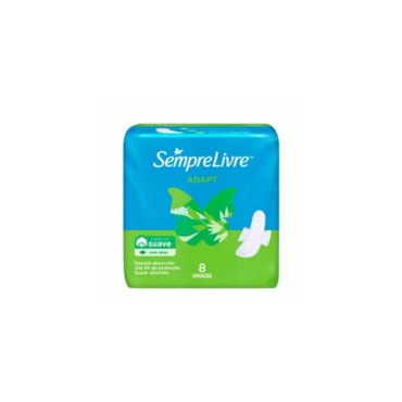 Absorvente Sempre Livre Especial com Abas Suave com 8un
