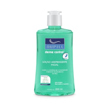 Adstringente Facial Ácido Salicílico Controle De Oleosidade Derme Control Nupill