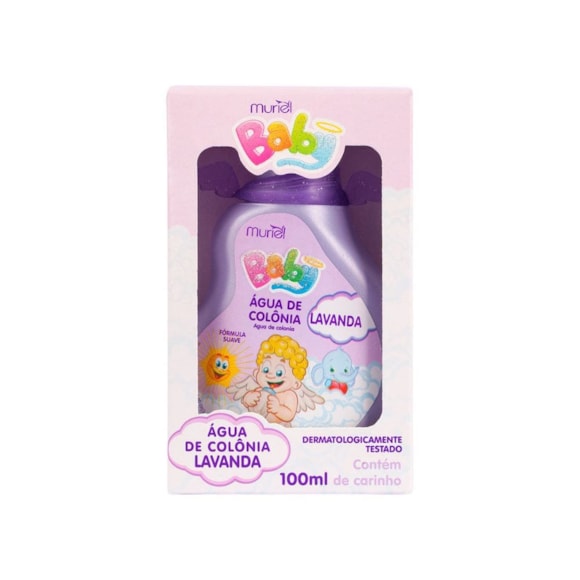 Água De Colônia Baby Calmante Lavanda Suave Muriel
