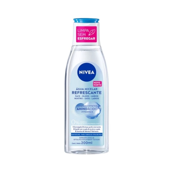 Água Micelar 7 Em 1 Demaquilante Purificante Para Pele Normal Nivea