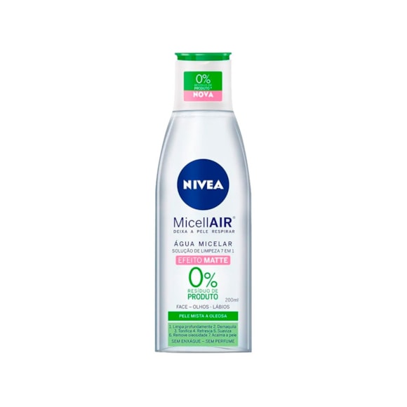 Água Micelar Facial Limpeza Profunda 7 Em 1 Nivea