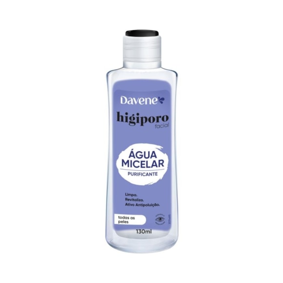 Água Micelar Facial Limpeza Profunda Linha Higiporo Davene
