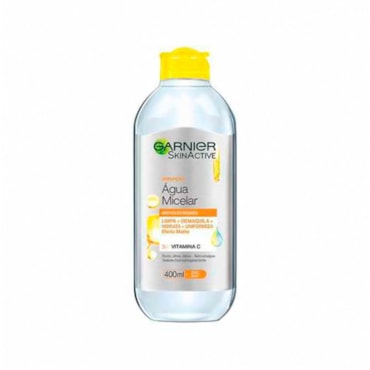 Água Micelar Limpeza Facial Vitamina C Antioleosidade SkinActive Garnier