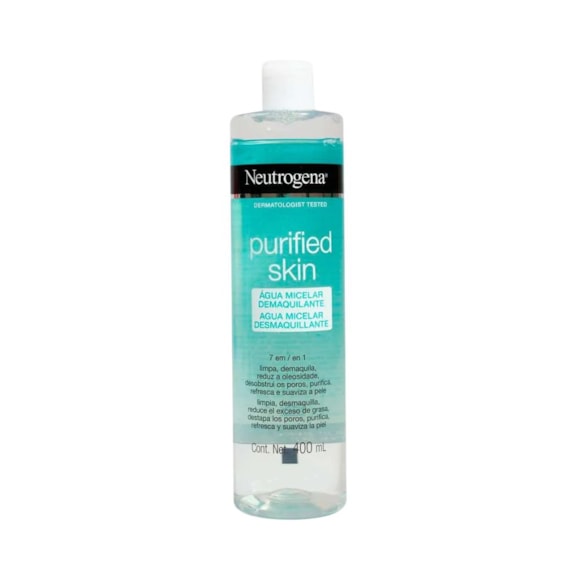 Água Micelar Neutrogena Purified Skin 7 em 1 Demaquilante 400ml