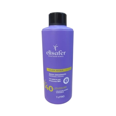 Água Oxigenada Elisafer Color Affair 40 Volumes 1000ml