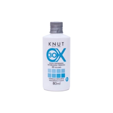 Água Oxigenada Estabilizada Cremosa 30vol 6% Knut 80ml