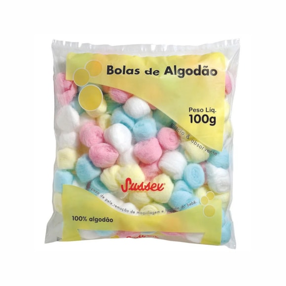 Algodão Sussex Bolas Coloridas