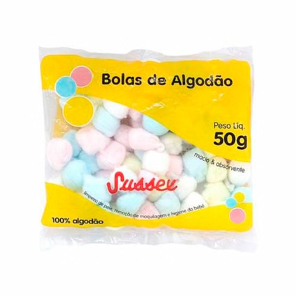 Algodão Sussex Bolas Coloridas