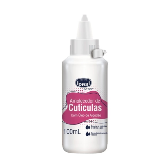 Amolecedor De Cutícula Ideal Óleo De Algodão 100ml