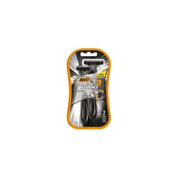 Aparelho De Barbear Bic Comfort 3 Black Night C/2Un
