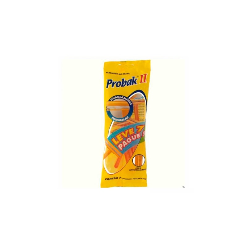 Aparelho de Barbear Descartável Probak II L7 Facilita o Barbear Barba