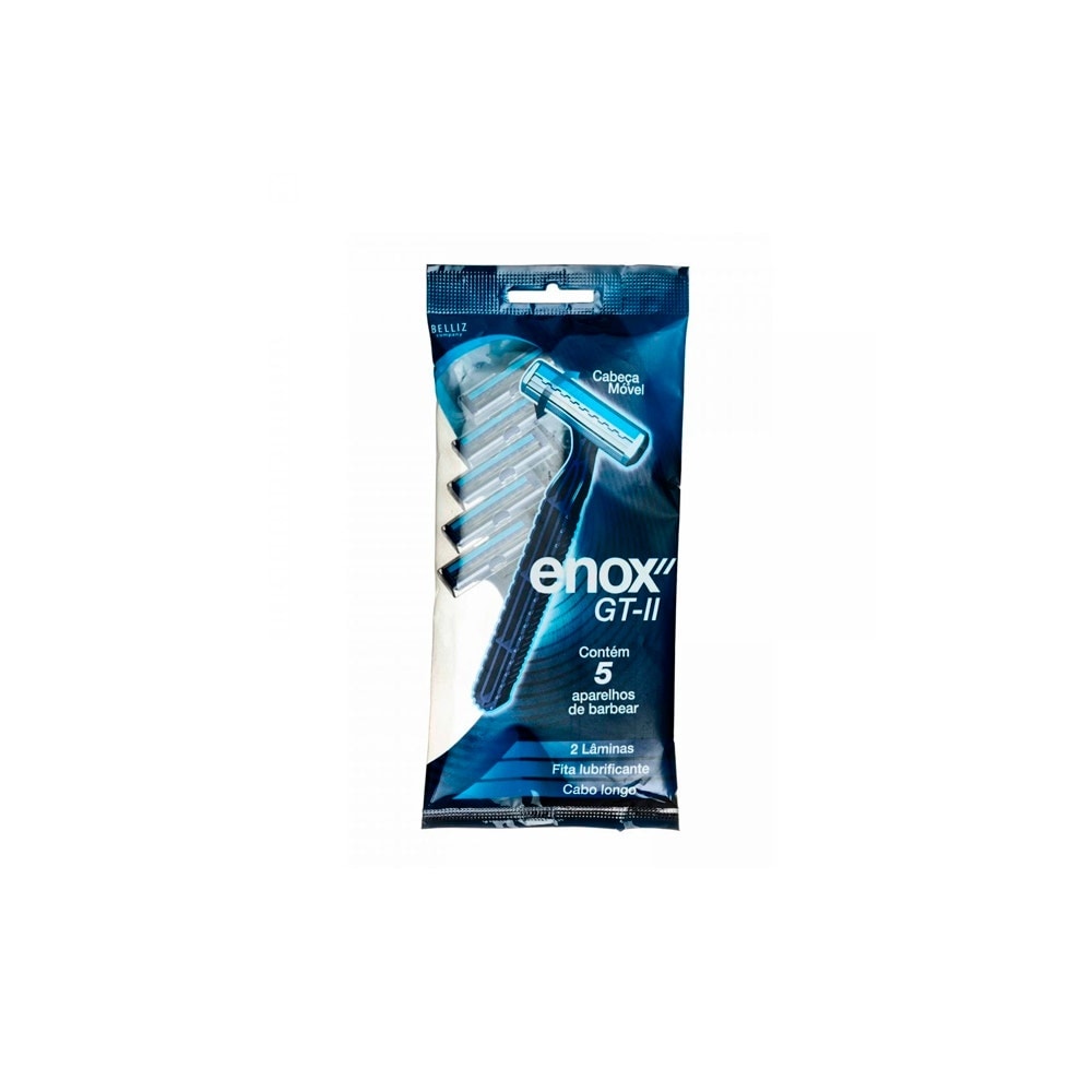 Aparelho de Barbear Enox Gt2 com 5un