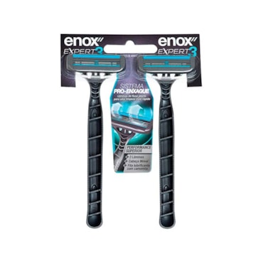 Aparelho De Barbear Expert 3 Lâminas Facilita O Barbear Camomila Sem Fragrância Enox