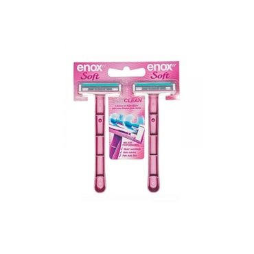 Aparelho Depilador Soft Feminino Remoção Suave Pernas Peles Sensíveis 2 Unidades Enox