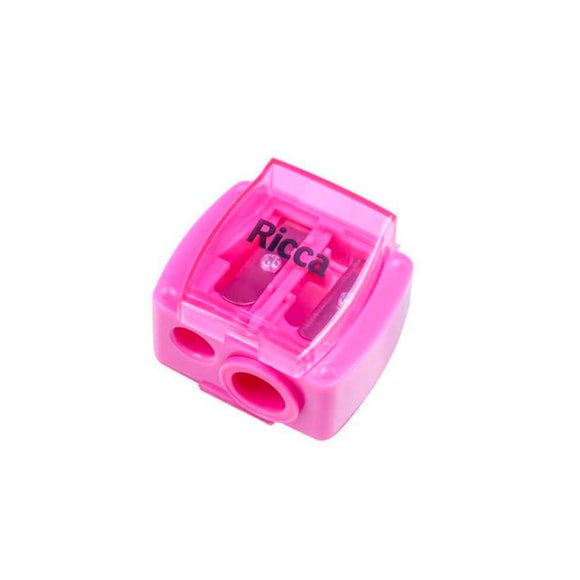 Apontador De Lápis Para Maquiagem Compacto Com Reservatório Ricca