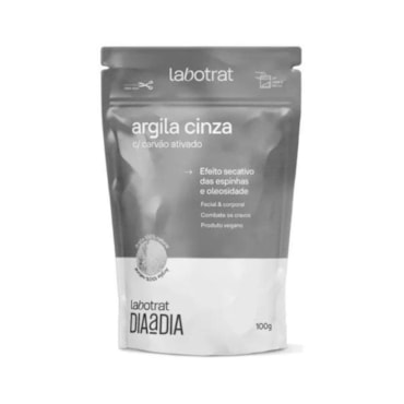 Argila Labotrat Cinza Carvão Ativado 100gr