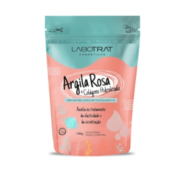 Argila Labotrat Rosa C/ Colágeno Hidrolizado 100gr