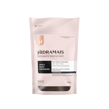 Argila Negra Hidratante Com Colágeno Enriquecida Hidramais 150g