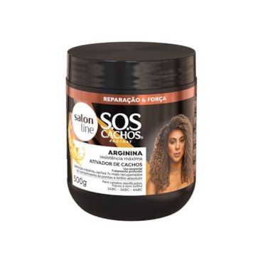 Ativador De Cachos Salon Line Reconstrução 500g