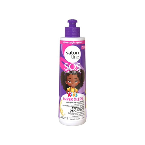Ativador de Cachos Salon Line SOS Cachos Kids Nutrição em Ação 300ml