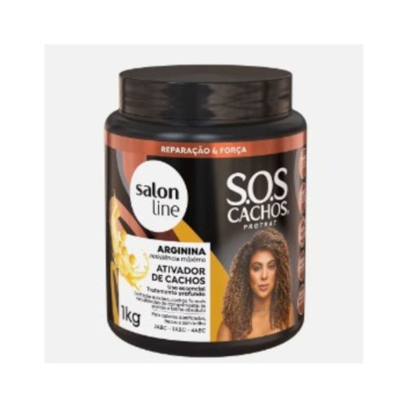 Ativador De Cachos Salon Line SOS Reconstrução 1Kg