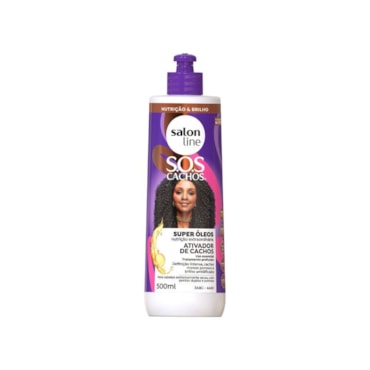 Ativador De Cachos Salon Line Super Óleos 500Ml 