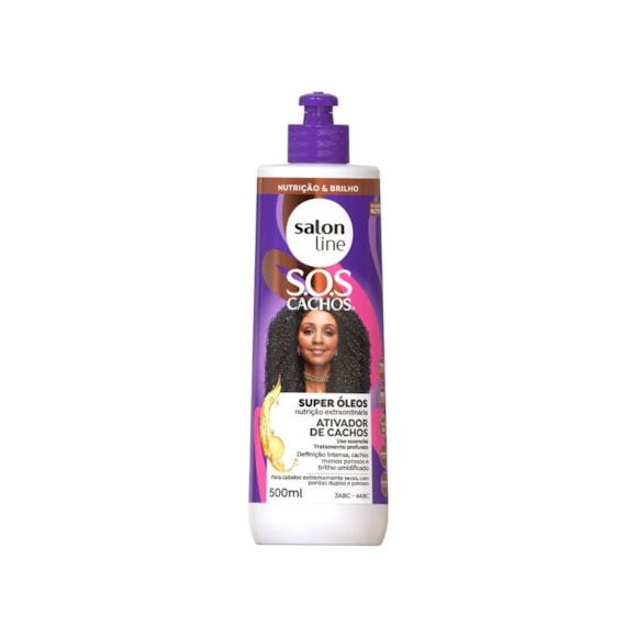 Ativador De Cachos Salon Line Super Óleos 500Ml