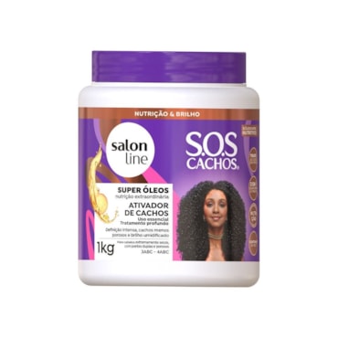 Ativador de Cachos SOS Cachos Super Óleos Salon Line