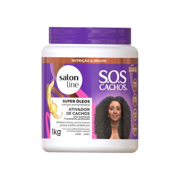 Ativador de Cachos SOS Cachos Super Óleos Salon Line