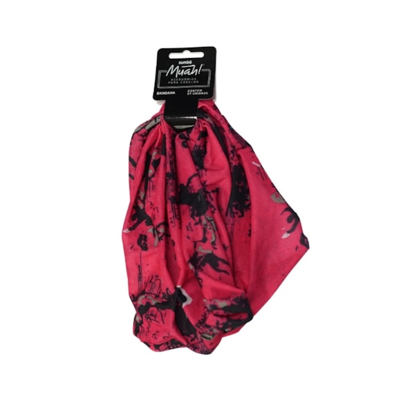Bandana Mágica Multifuncional Rosa Muah!