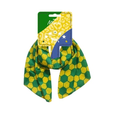 Bandana Muah! Tecido Brasil Copa do Mundo
