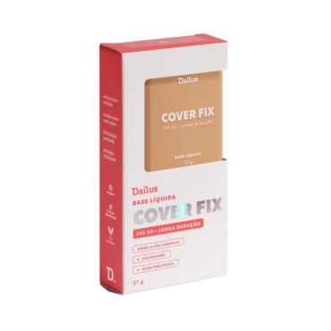 Base Facial Dailus Cover Fix D6 Médio