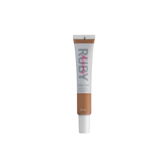 Base Facial Fluida Skin Tint Ruby Kiss Efeito Natural 30ml 