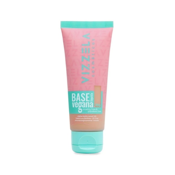 Base Facial Líquida Vizzela