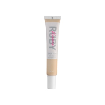 Base Facial Skin Tint Fluida Ruby Kiss Efeito Natural Cor 118 30ml