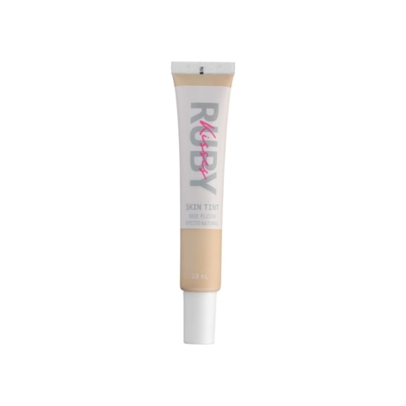 Base Facial Skin Tint Fluida Ruby Kiss Efeito Natural Cor 118 30ml