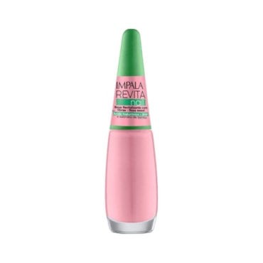 Base Impala Revita Nail Revitalizante com Fibras  Rosa Sweet 7,5ml