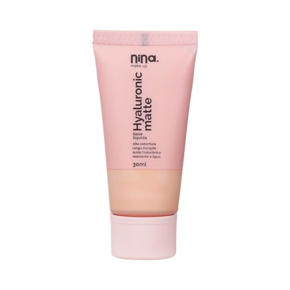 Base Líquida Nina Makeup Hyaluronic Matte
