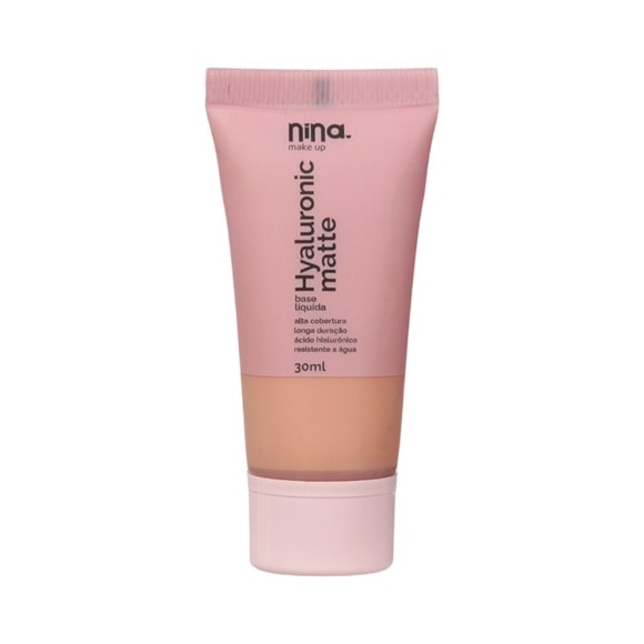 Base Líquida Nina Makeup Hyaluronic Matte