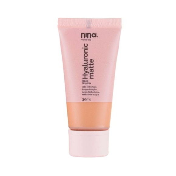 Base Líquida Nina Makeup Hyaluronic Matte