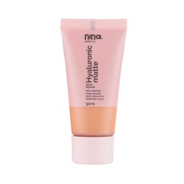 Base Líquida Nina Makeup Hyaluronic Matte