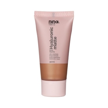 Base Líquida Nina Makeup Hyaluronic Matte