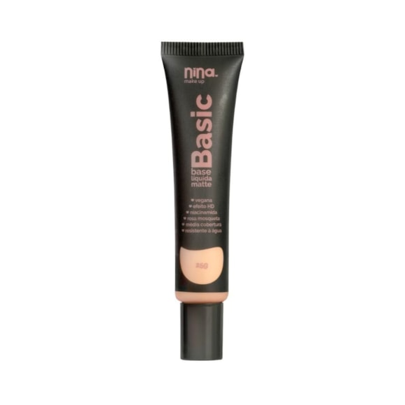 Base Líquida Nina Makeup Matte Basic