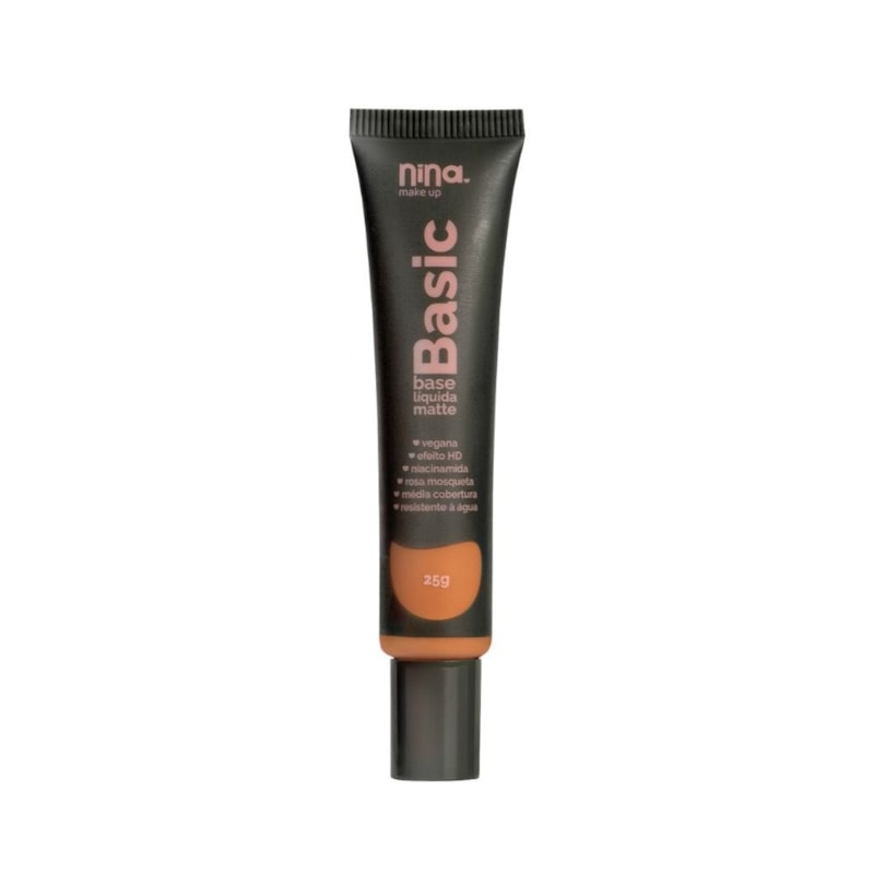Base Líquida Nina Makeup Matte Basic COR 7