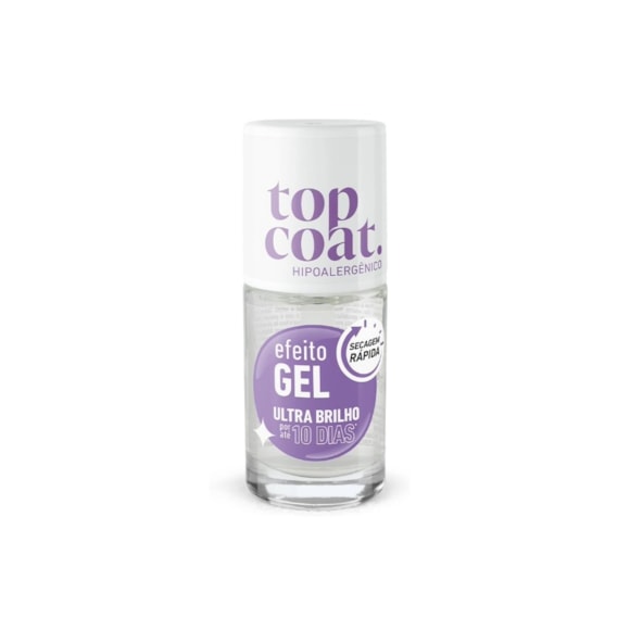 Base Top Coat Blant Gel Incolor 8,5ml