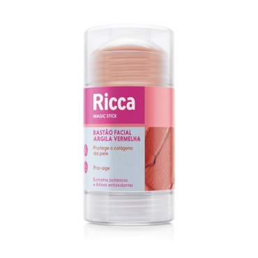 Bastão Facial Argila Vermelha Ricca